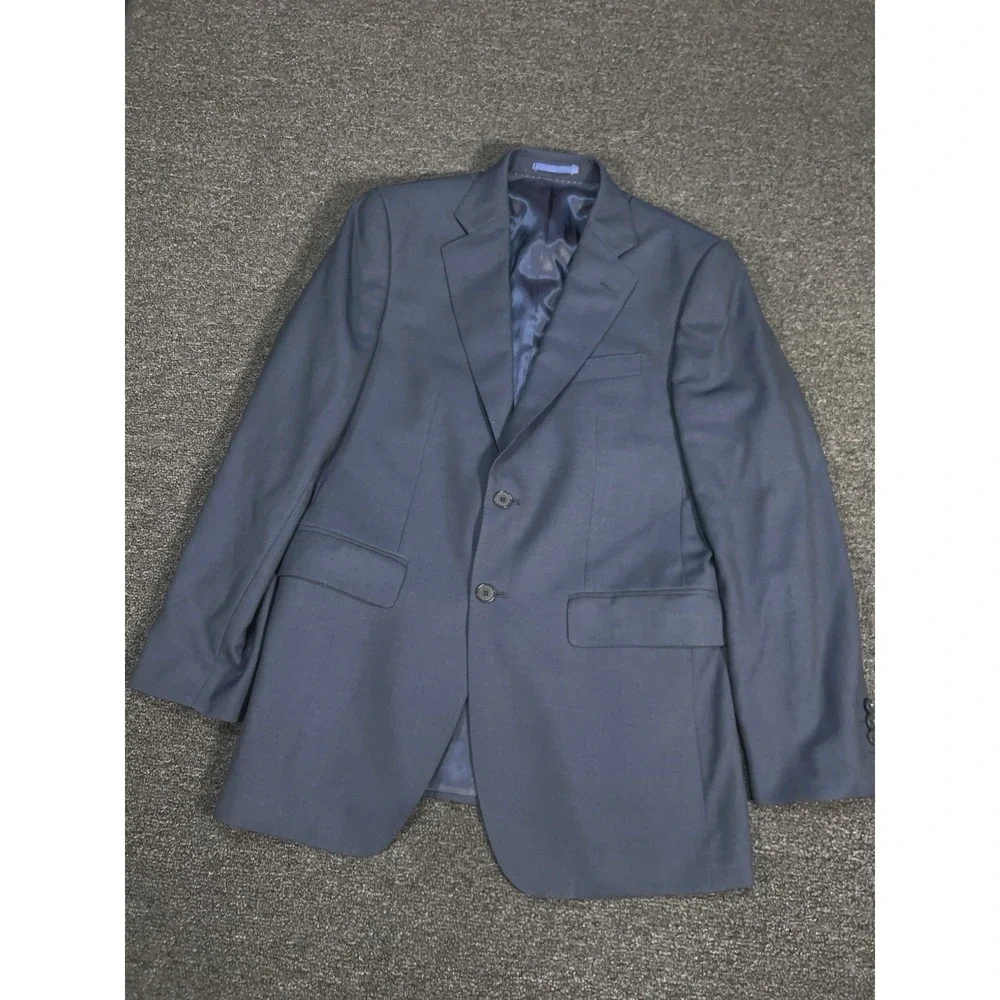 Charles Tyrwhitt 2 Piece Suit Men's 38R Pants 33x31 Blue Wool Slim Fit